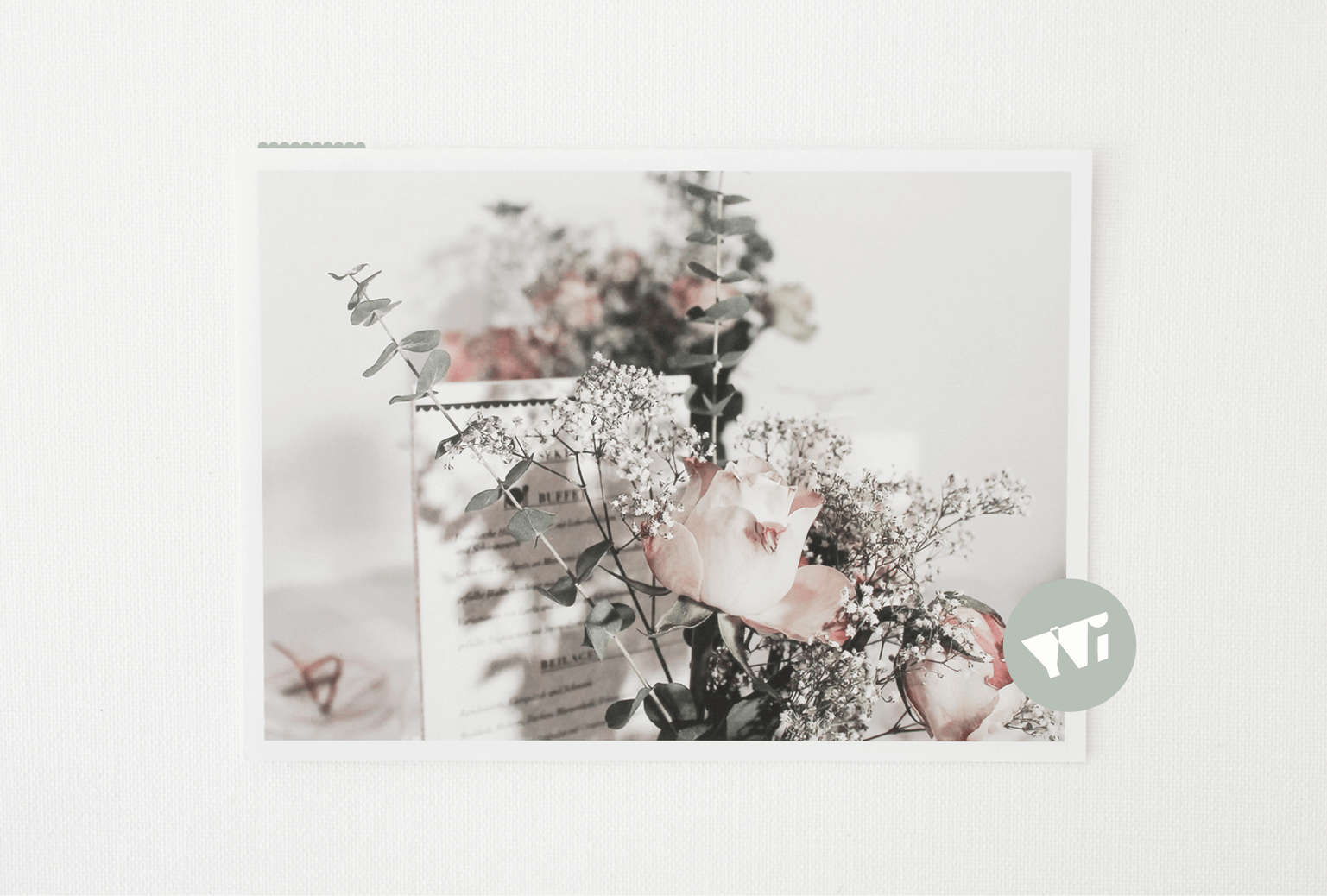 Entwicklung einer Wedding Identity | Hochzeitsdesign | individuell | konzeptionell | ganzheitlich | Konzept „Vintage Rose" | Floristik | Rosen, Eucalyptus und Schleierkraut als florale Elemente
